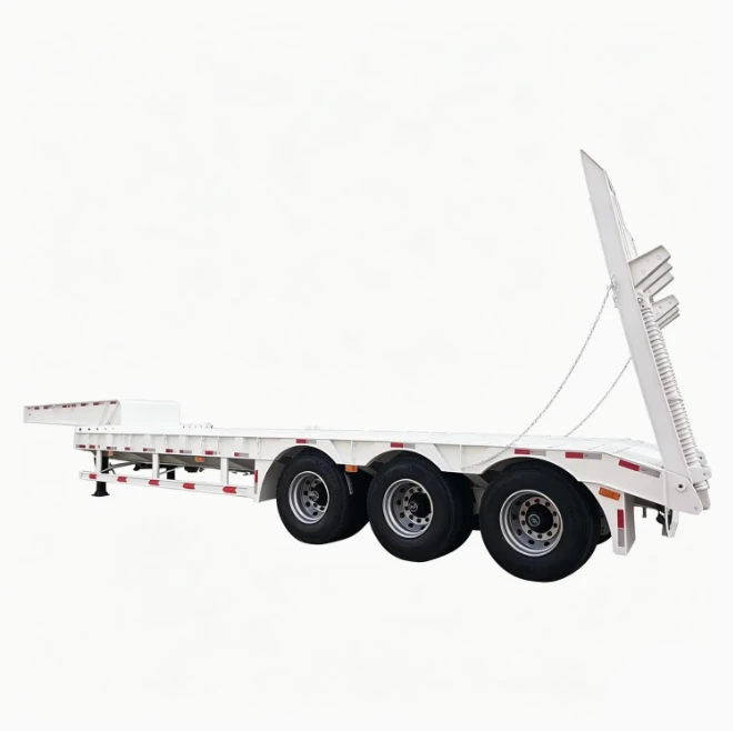 Heavy-Duty Drop Deck Transport-Lowbed Semi Trailer factory