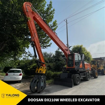 حفارة دوسان DX210W ذات العجلات