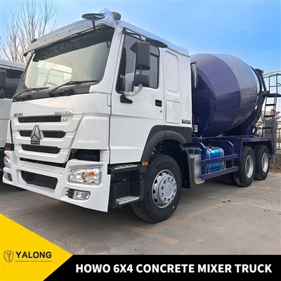 الدقة والقوة: شاحنة خلط الخرسانة HOWO 6x4 مصممة خصيصًا لهذه المهمة